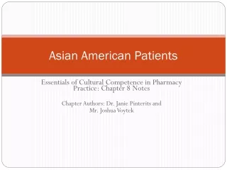 Asian American Patients