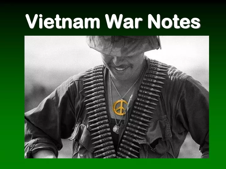 vietnam war notes
