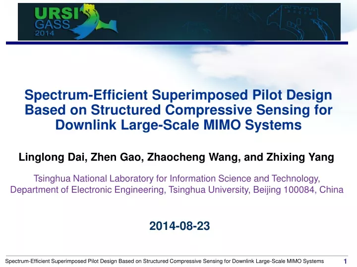 spectrum efficient superimposed pilot design