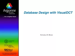 Database Design with VisualDCT