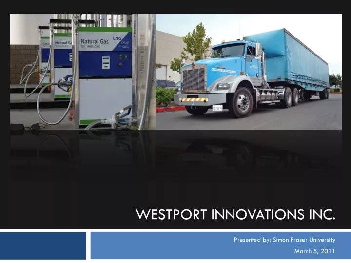 westport innovations inc