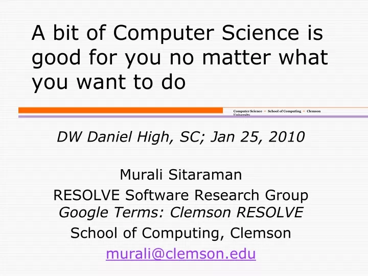 a bit of computer science is good for you no matter what you want to do