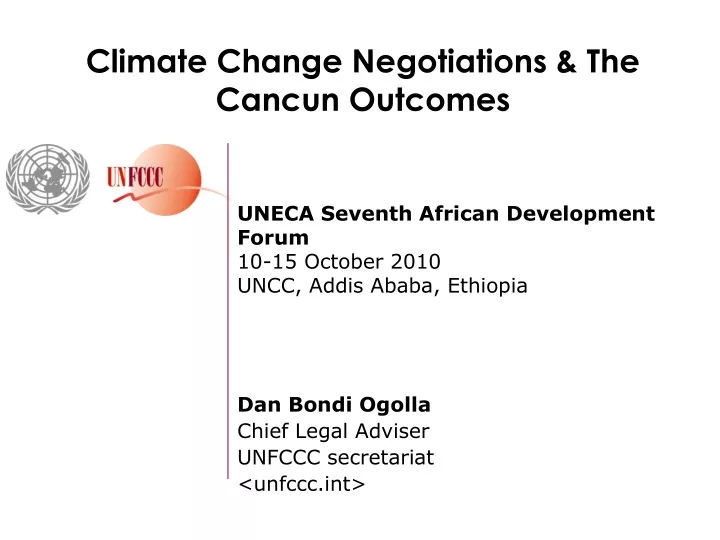 climate change negotiations the cancun outcomes