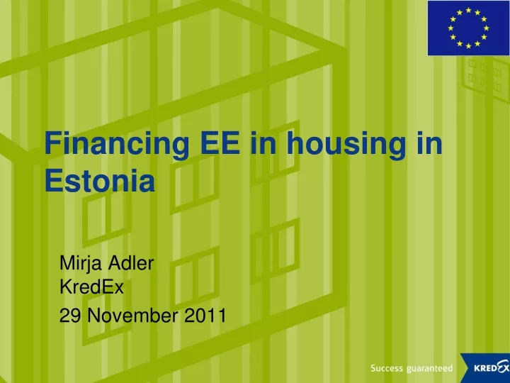 financing ee in housing in estonia