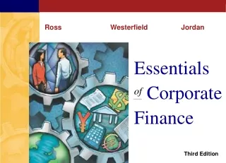 Essentials of  Corporate Finance