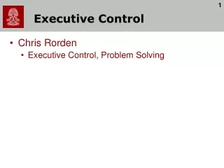 Executive Control