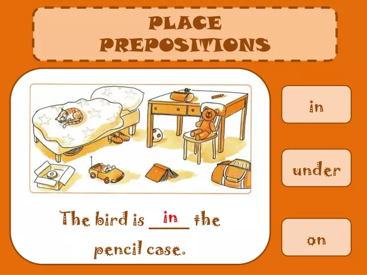 place prepositions