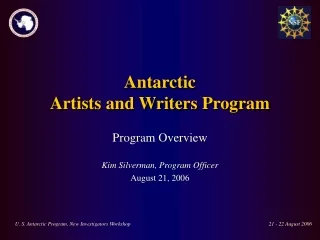 Antarctic  Artists and Writers Program