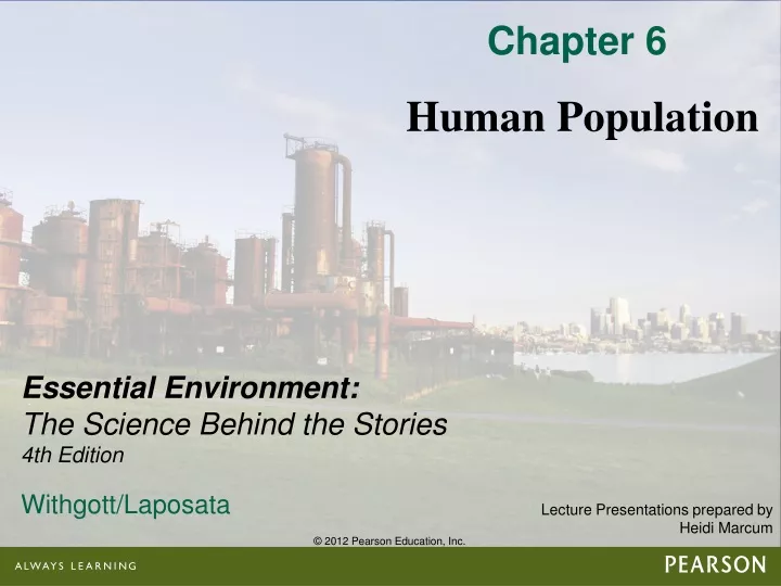 chapter 6 human population