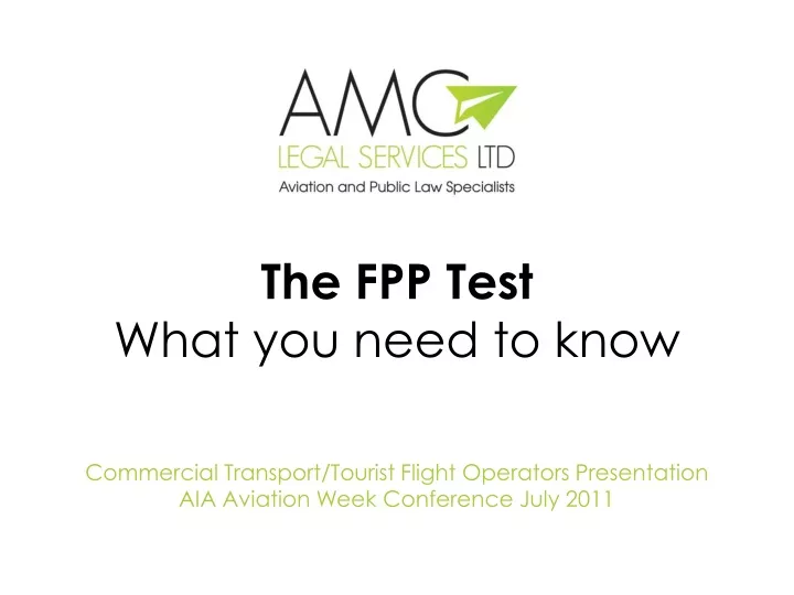 the fpp test what you need to know