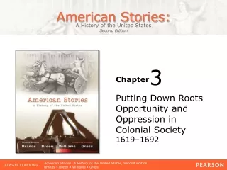 Putting Down Roots Opportunity and Oppression in Colonial Society 1619–1692