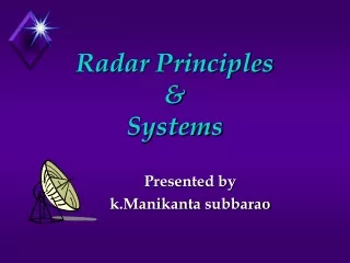 Radar Principles  &amp;  Systems