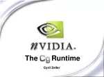 The Cg Runtime - slide 1