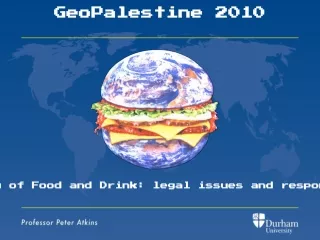 Geography of Food and Drink: legal issues and responsibility