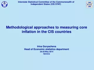 Interstate Statistical Committee of the Commonwealth of Independent States (CIS STAT)