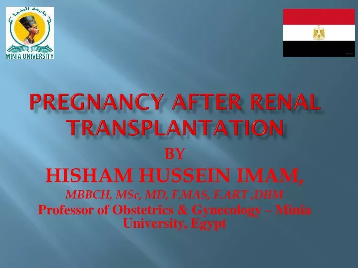 pregnancy after renal transplantation