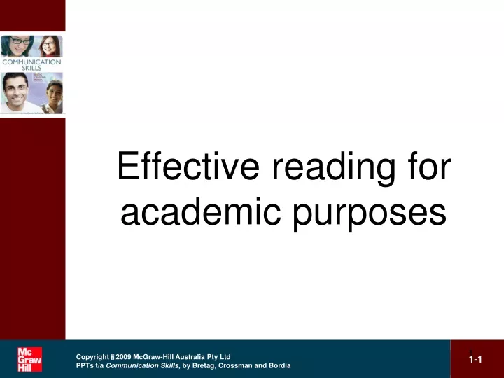 effective reading for academic purposes