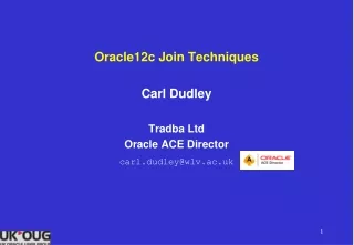 Oracle12c Join Techniques