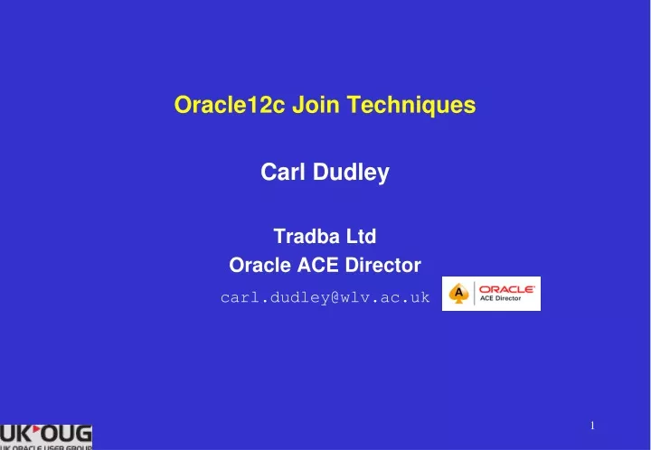 oracle12c join techniques