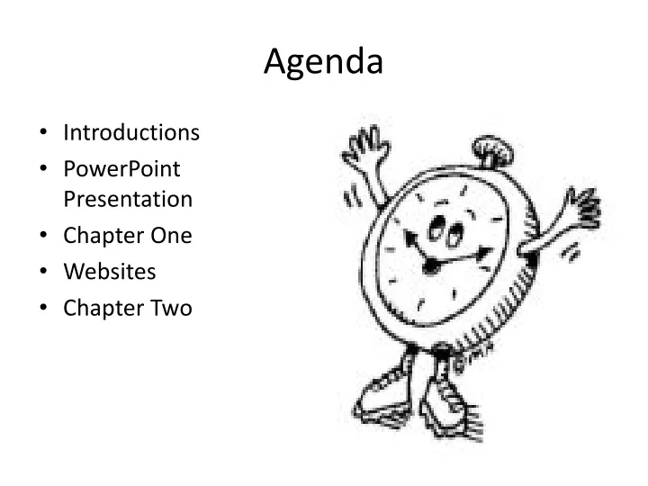 agenda