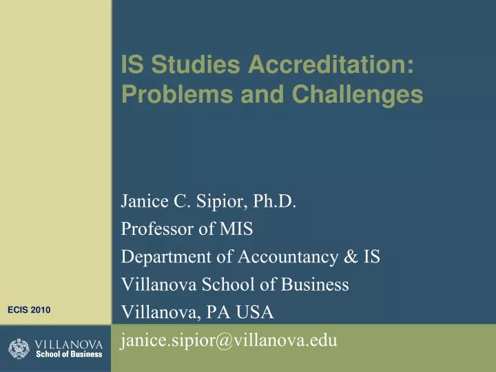 is studies accreditation problems and challenges