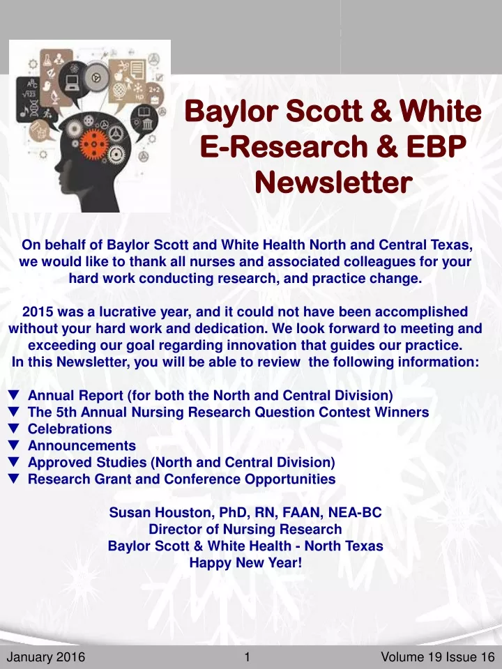 baylor scott white e research ebp newsletter