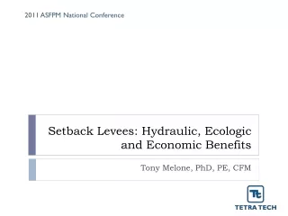 Setback Levees: Hydraulic, Ecologic and Economic Benefits
