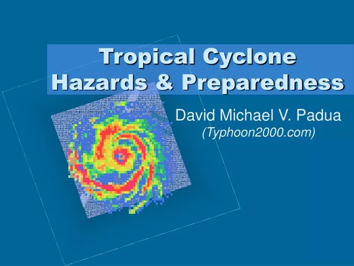 tropical cyclone hazards preparedness