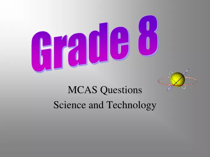 mcas questions science and technology