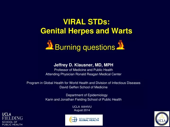 viral stds genital herpes and warts