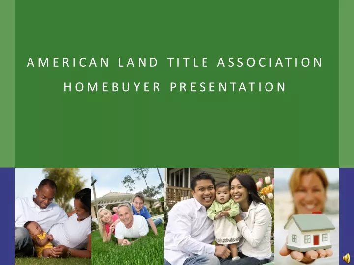 american land title association homebuyer