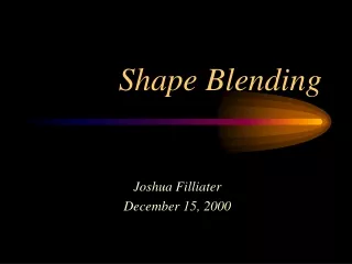 Shape Blending