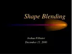 Shape Blending - slide 1