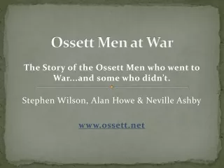 Ossett Men at War