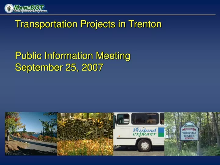 transportation projects in trenton