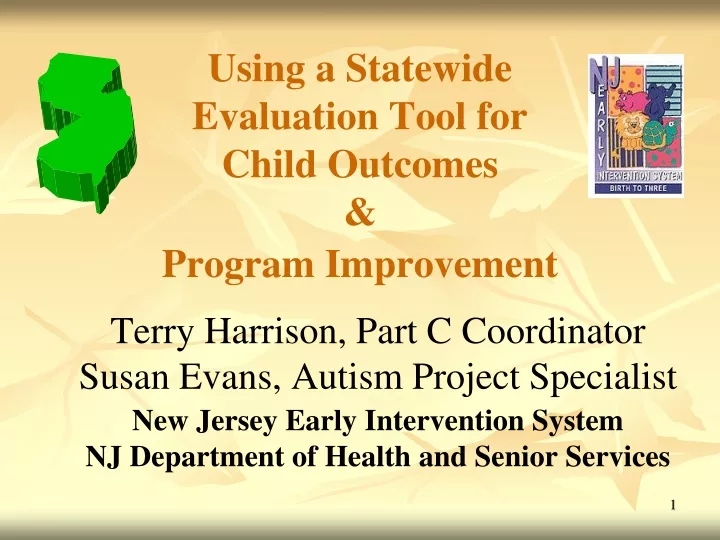 using a statewide evaluation tool for child outcomes program improvement