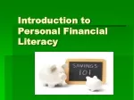 Introduction to Personal Financial Literacy