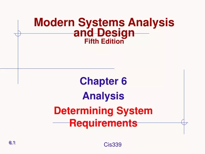 modern systems analysis and design fifth edition