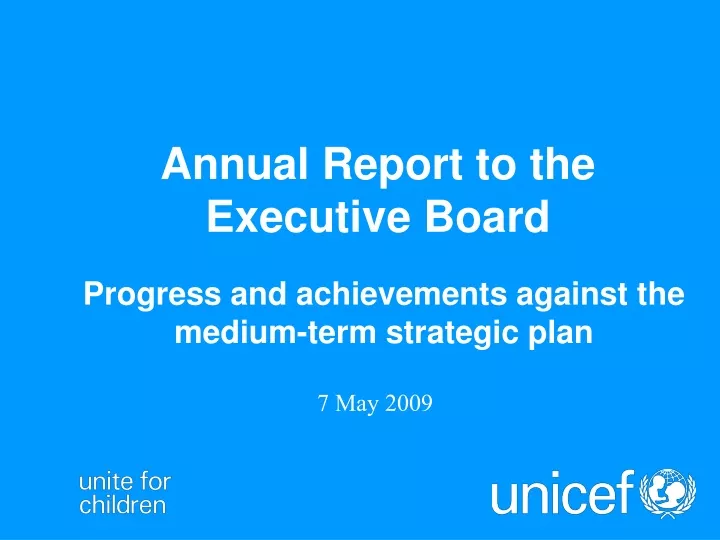 progress and achievements against the medium term strategic plan