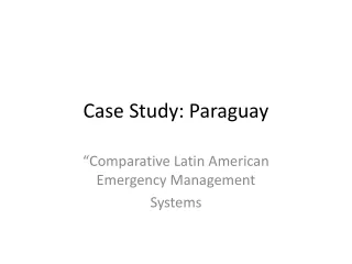 Case Study: Paraguay