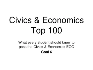 Civics &amp; Economics  Top 100