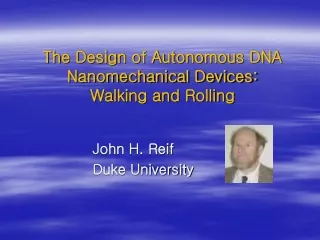 The Design of Autonomous DNA Nanomechanical Devices:  Walking and Rolling