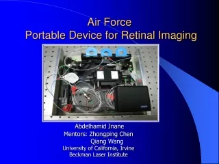 Air Force   Portable Device for Retinal Imaging