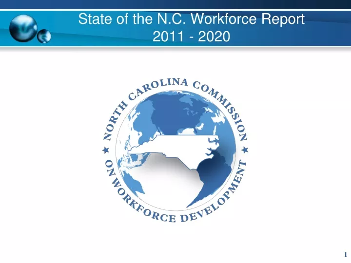 state of the n c workforce report 2011 2020