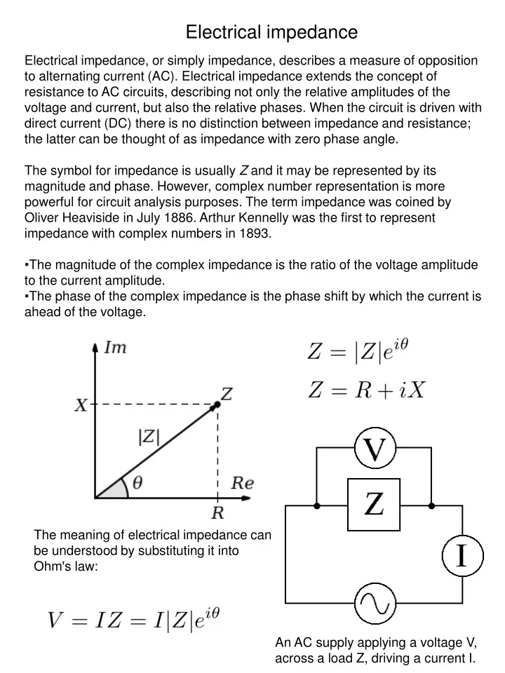 electrical impedance