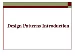 Design Patterns Introduction - slide 1