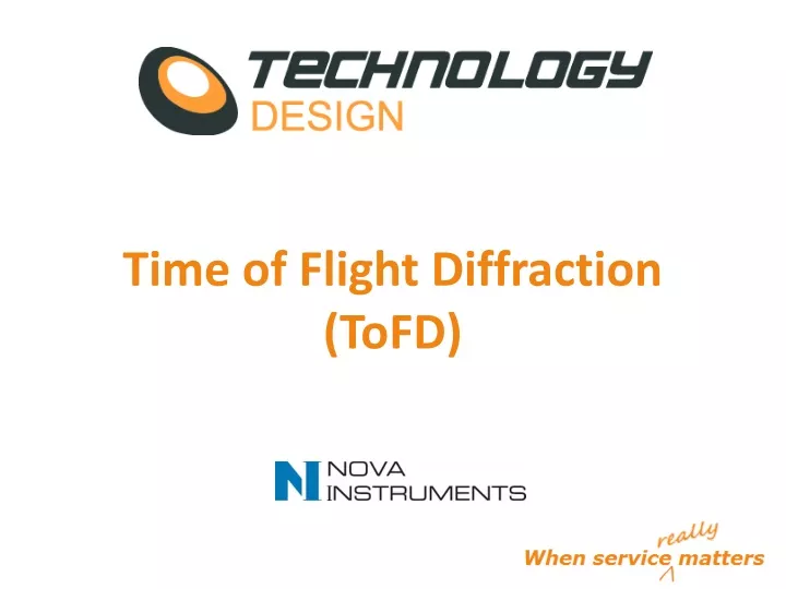 time of flight diffraction tofd