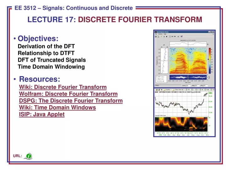 lecture 17 discrete fourier transform