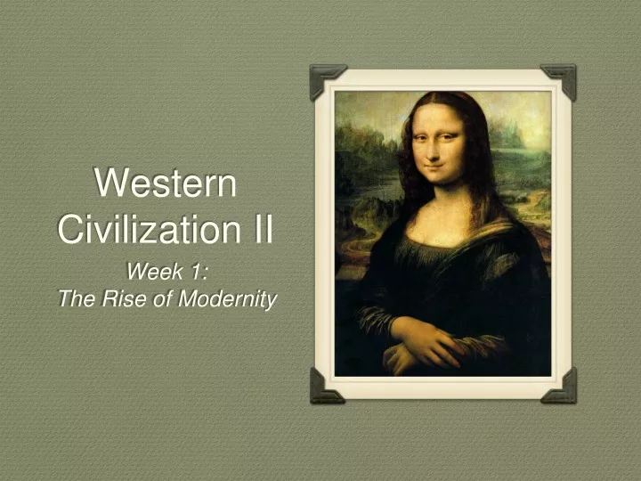 western civilization ii