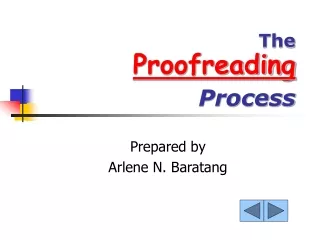 The Proofreading Process